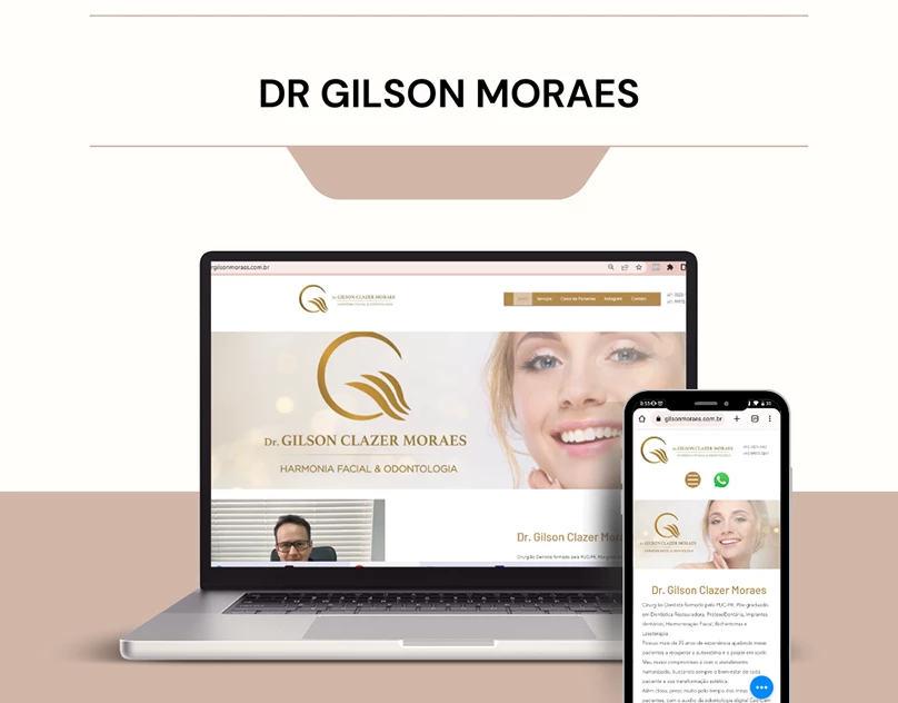 Dr. Gilson Moraes website project